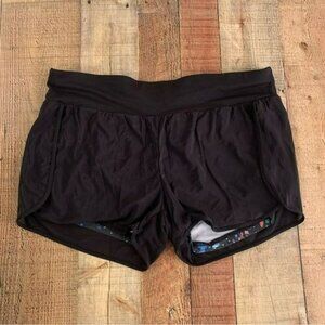 Fabletics womens size large shorts with mesh overlay